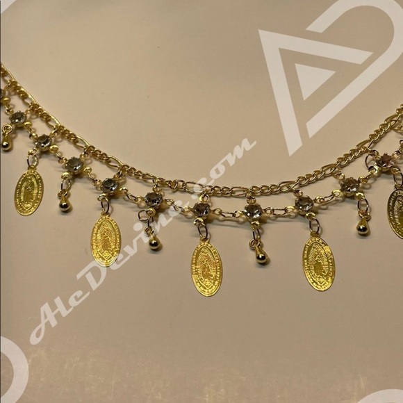 Virgin Mary Charm Bracelet (gold plated) - Picture 1 of 6